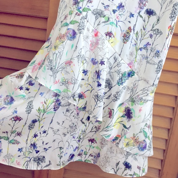 HM ruffle hem midi dress NWOT - Picture 8 of 9